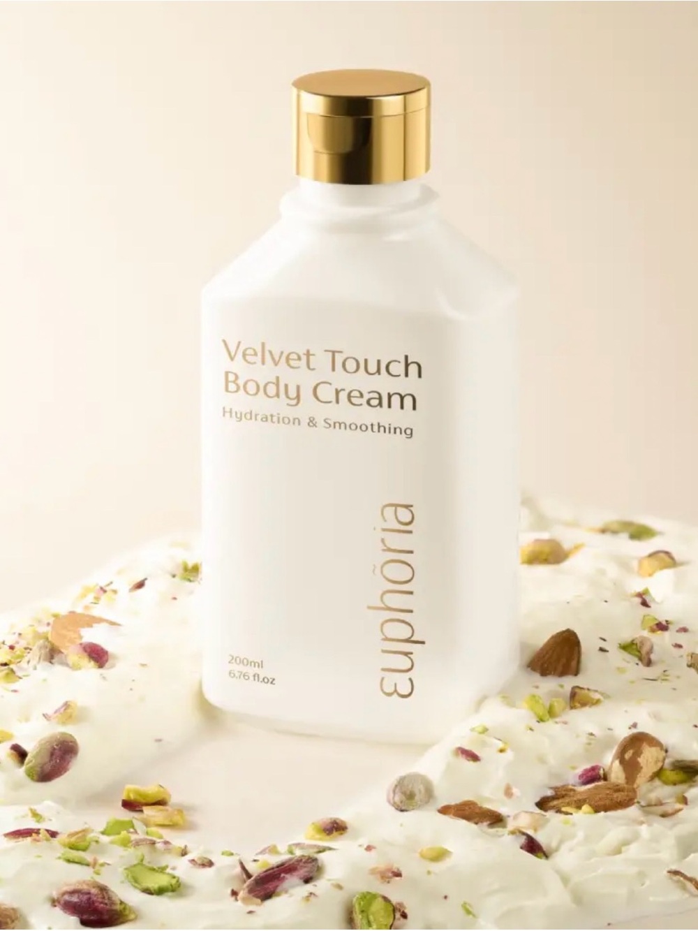 Velvet Touch Body Cream — White & Gold